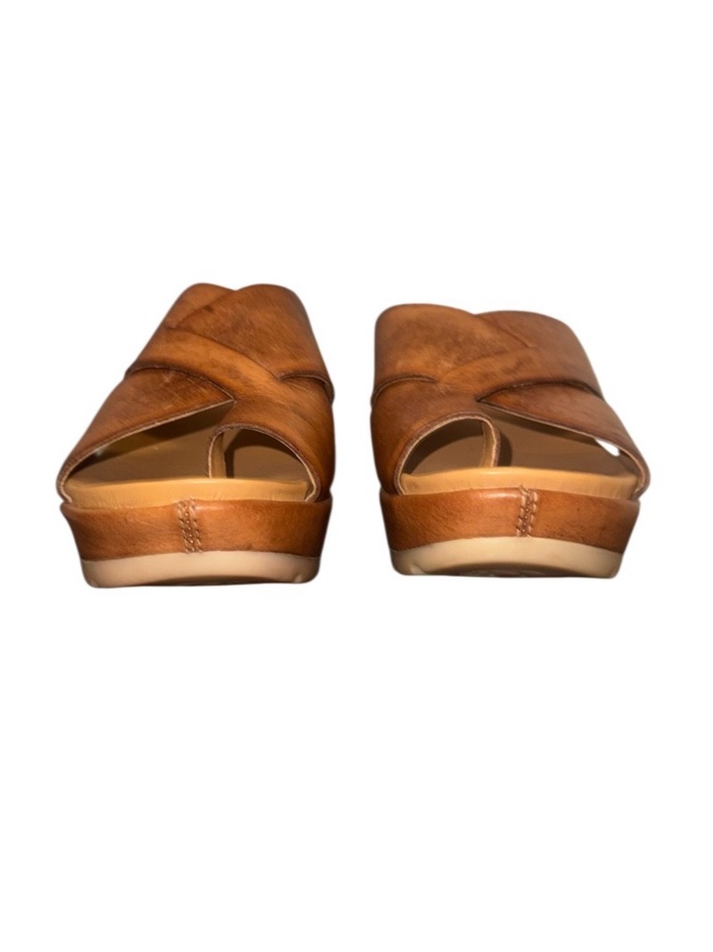KORK- EASE distressed leather wedges women’s shoes  sandals size 6 - Picture 11 of 17